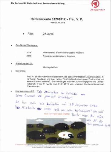 Referenzkarte