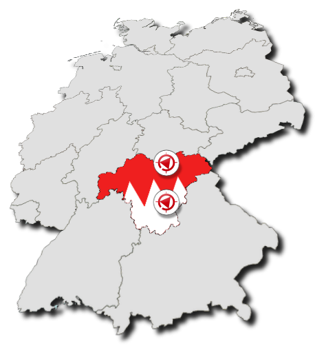 ZP Zeitpartner Franken Karte